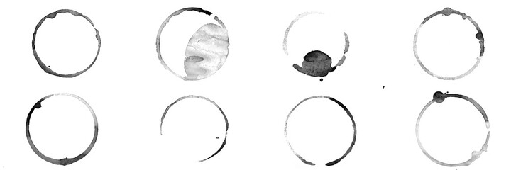 Poster - mirror circles isolated on white background. framework for design