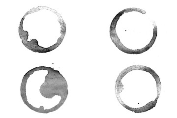 Poster - mirror circles isolated on white background. framework for design