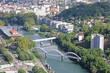 Bridges over River Doubs, Besancon, from the citadel