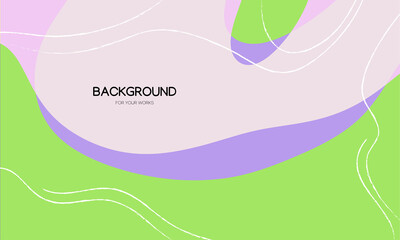 Aufkleber - Abstract creative background in minimal trendy style. For use in all types of design work. Vector illustration.