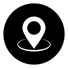 Poster - Location icon vector in trendy design style