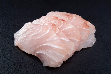 white fish slices