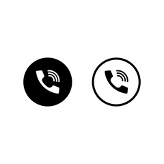 Poster - Phone symbol. Call icon. Smartphone. Vector EPS 10. Isolated on white background