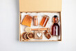 © netrun78 - Preparing self care package, seasonal gift box with plastic free zero waste cosmetics products