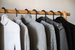 © MEM Studio/Stocksy - Monochromatic clothes rack