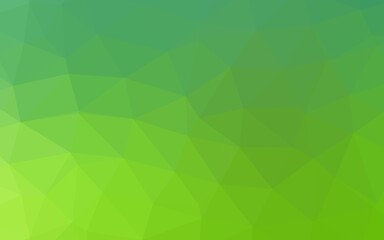 Wall Mural - Light Green vector abstract mosaic background.