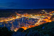 © Ulrich Hagemann/Westend61 - France, Corse-du-Sud, Bonifacio, Illuminated harbor of coastal town at night