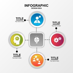 Poster - Amazing creative 3D Infographic design idea