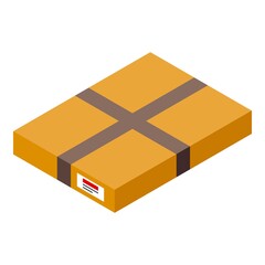 Poster - Postal box icon. Isometric of postal box vector icon for web design isolated on white background