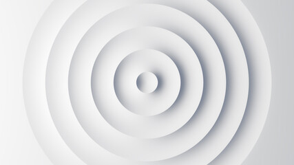 Abstract template of white circular waves