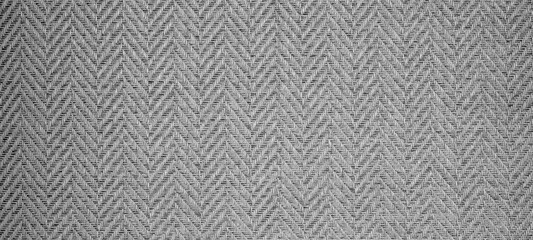 Poster - Gray grey natural cotton linen textile pattern texture background banner
