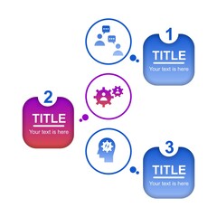 Fototapete - Amazing and creative infographic design idea