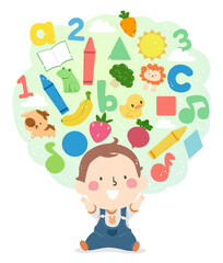 Sticker - Kid Toddler Boy Early Learning Activities