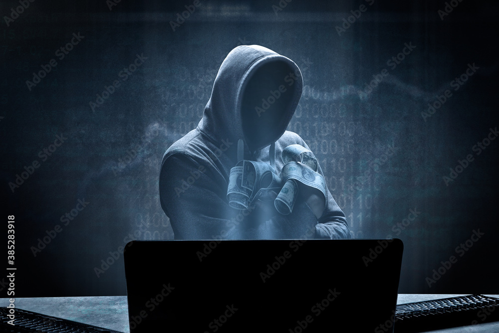 Hacker - Cyber Kriminalität - obrazy, fototapety, plakaty 
