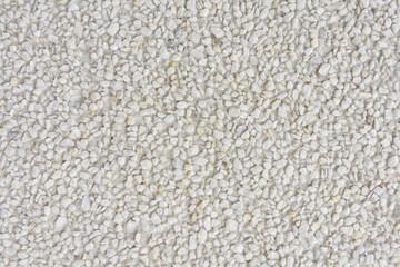 Texture background of white fine marble chips. 