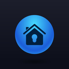 Sticker - Home Security - Button