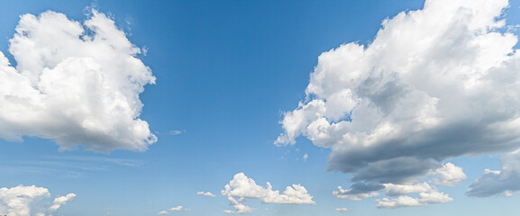 image of a partly cloudy and partly clear sky during the day