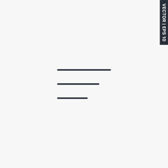 Poster - Menu, navigation interface, linear style sign for mobile concept and web design