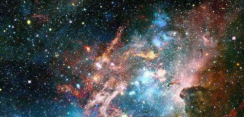 Wall Mural - cosmic art. science fiction wallpaper. elements of this image furnished by nasa
