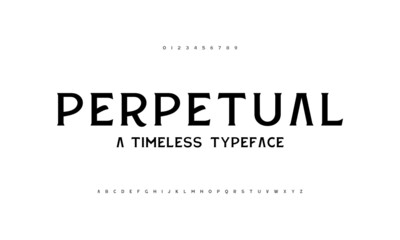 Leinwandbilder - Elegant vintage design alphabet. Vector illustration of typography fonts set. Classic typeface.