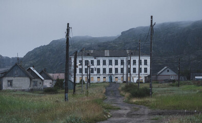 Teriberka Murmansk region north dark mood