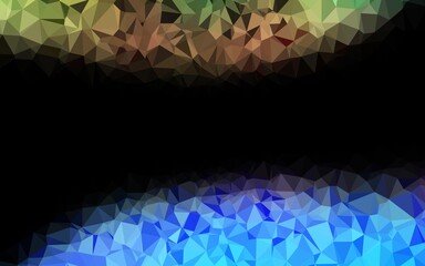 Light Multicolor, Rainbow vector blurry triangle texture.