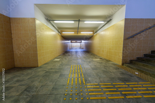 Fotomural Underground passage to the train station platform