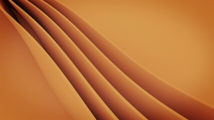 Wall Mural - animated orange wave background
