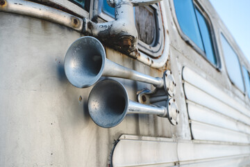 Vintage bus horns