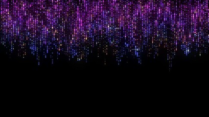 Poster - 4k animation. neon style. futuristic glowing lines. abstract motion cover. digital information. ligh