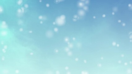 Poster - intro animation background  with bubble  moving around in the water   for opening , logo, transition and title.