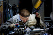 © ads861 - Close-up portrait of a welder in the workplace