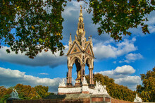 The Albert Memorial In Kensington London England UK Which Was Finished In 1876 To Commemorate The Death Prince Albert The Consort Of Queen Victoria And Is A Popular Travel Destination