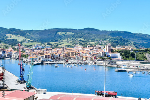 View of bermeo city, spain ,europe , bermeo Biscaglia Basque country
