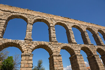 Segovia aqueduct ruins