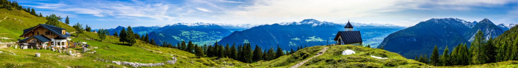 Canvas Print - Inntal valley in austria