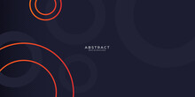 Modern Orange Black Abstract Presentation Background With Business Design Template For Banner Vector Illustration