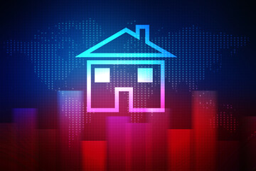 Poster - 2D rendering Real estate industry
