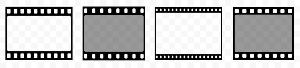 Wall Mural - film strip.filmstreifen.film strip icon.video tape photo film strip frame vector.vector illustration