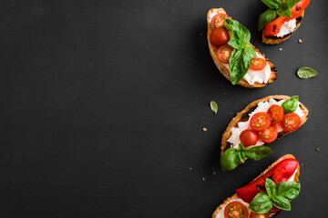 Wall Mural - Bruschetta Toasts