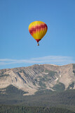 Fototapeta Góry - Balloon over Peaks