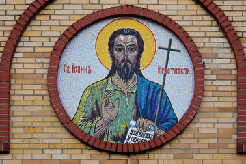 Wall Mural - Orthodox Church of the Nativity of Saint John the Baptist consecrated in 1999 in the city of Hajnówka in Podlasie, Poland