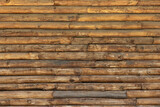 Fototapeta  - Brown wood plank wall texture background. Top view old grunge vintage wooden board natural pattern. Reclaimed  wood wall Paneling texture.