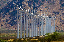 Windmill Farm Outside Palm Springs California, 