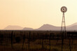 windmill at a ranch in west Texas, usa