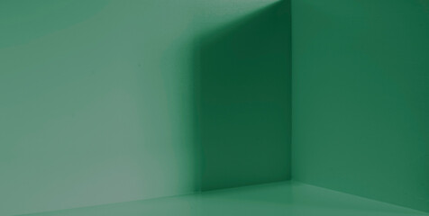 backdrop of a green background with space