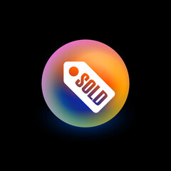 Sticker - Sold - App Button