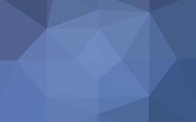 Light BLUE vector low poly layout.