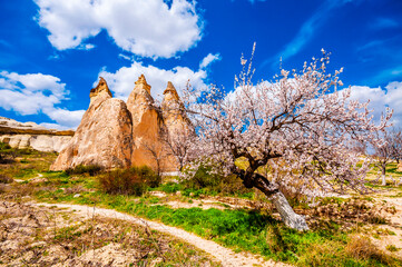 Pasabagi district in Cappadocia of Turkey