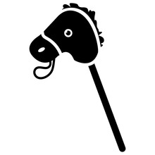 Icon Of A Hobby Horse